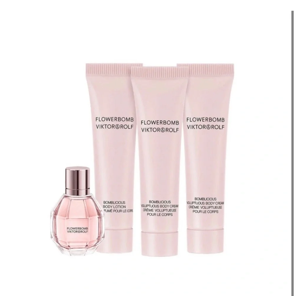 Viktor & Rolf Flowerbomb Flower BombTravel Set - Lotion Body Balm - Picture 2 of 9